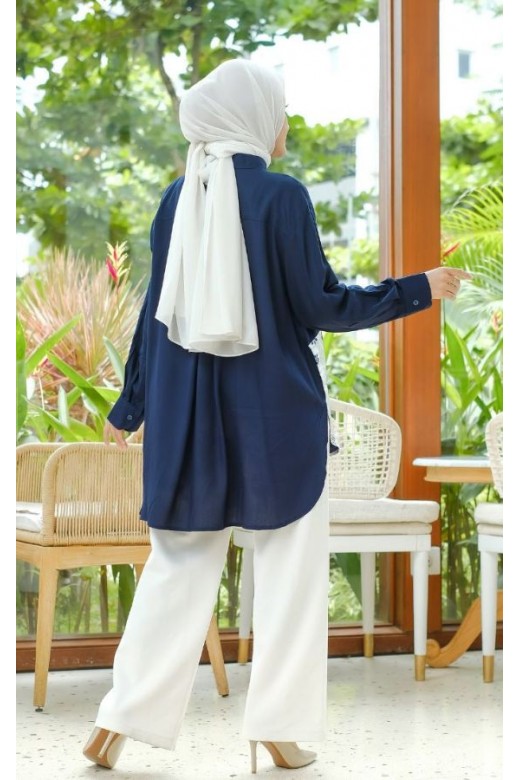 Azania Blouse Navy